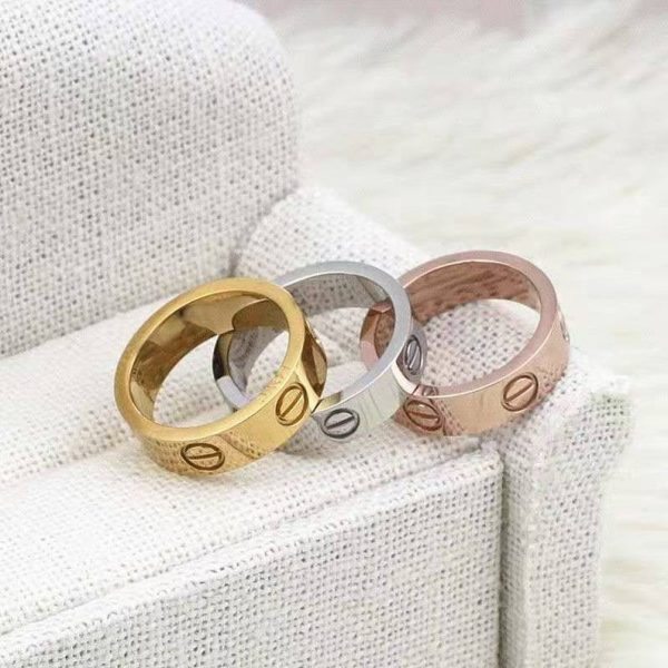 Love Rings- 18K gold plated