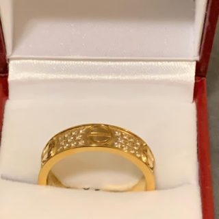 Rings 3 Rows Stones