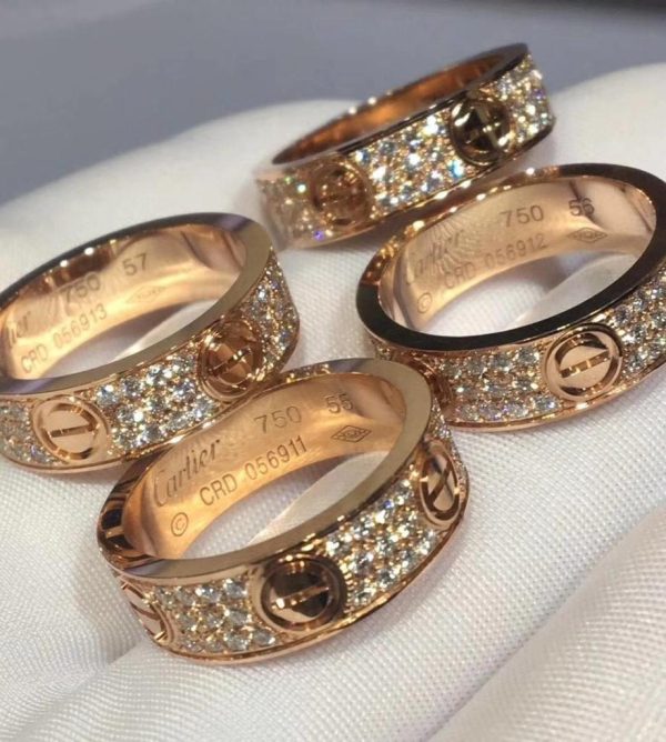 Rings 3 Rows Stones - Image 2